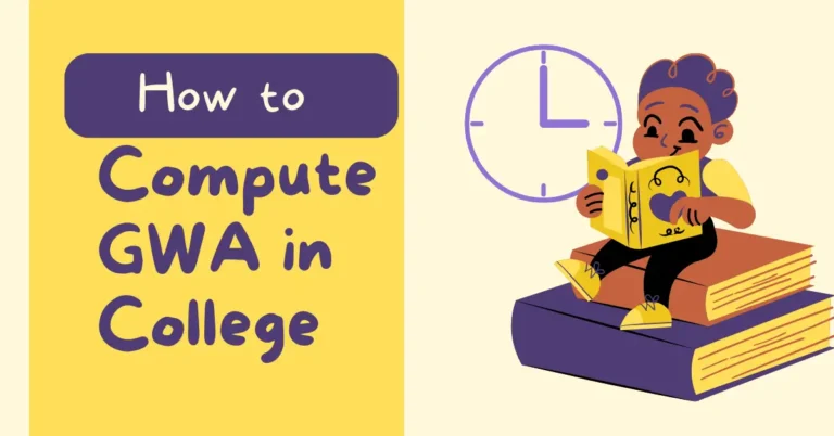 How to Compute GWA Grades in College, Philippines